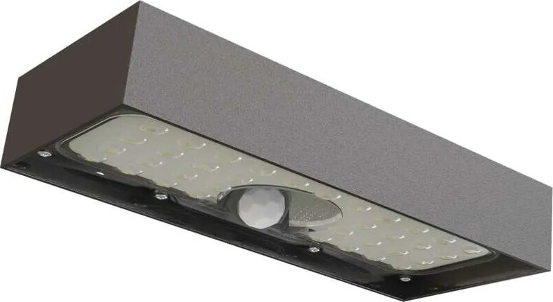 LED Соларен прожектор със сензор за движение LED/3,7V 3000mAh 4000K IP65 черен