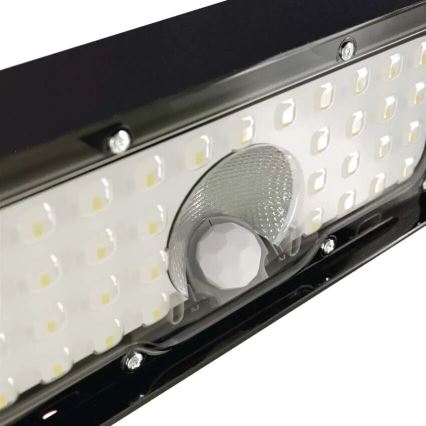 LED Соларен прожектор със сензор за движение LED/3,7V 3000mAh 4000K IP65 черен