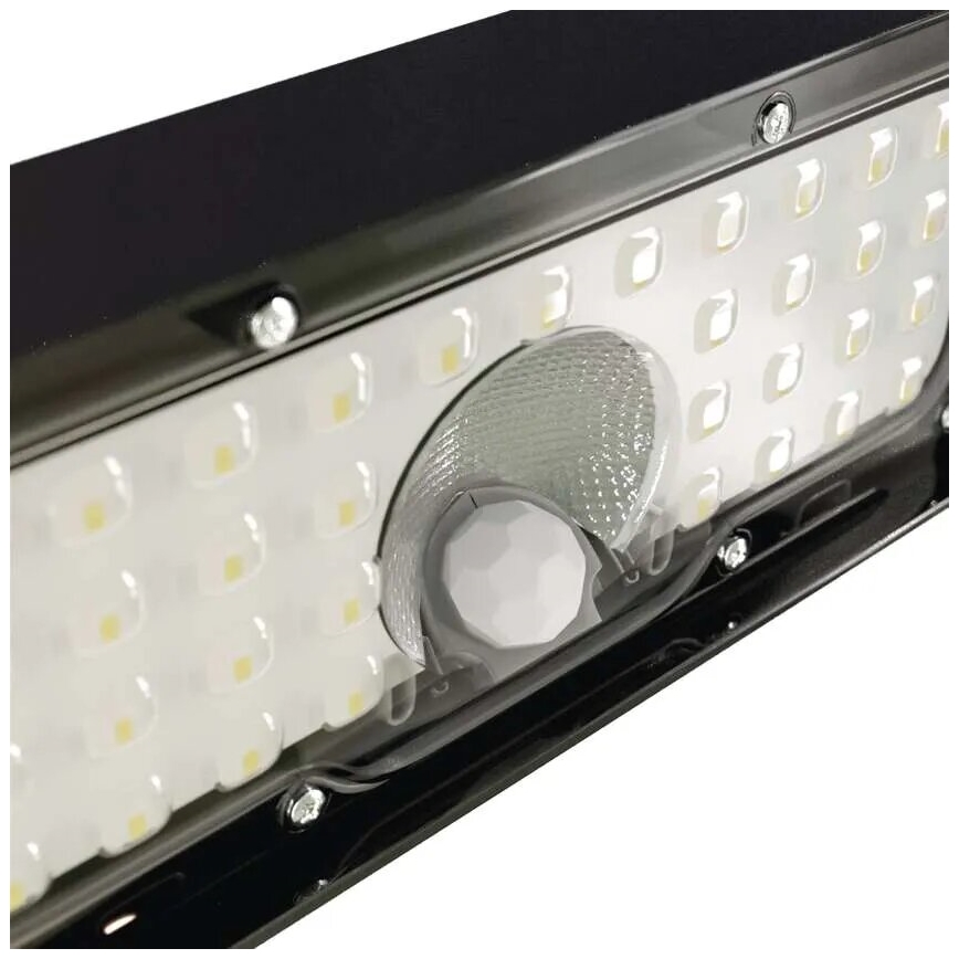 LED Соларен прожектор със сензор за движение LED/3,7V 3000mAh 4000K IP65 черен