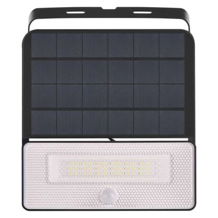 LED Соларен прожектор със сензор за движение LED/3,7V 3600mAh 4000K IP54