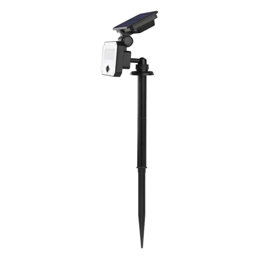 LED Соларен прожектор със сензор за движение SPILO LED/3,7V 3600mAh 3000K IP54 + дистанционно управление