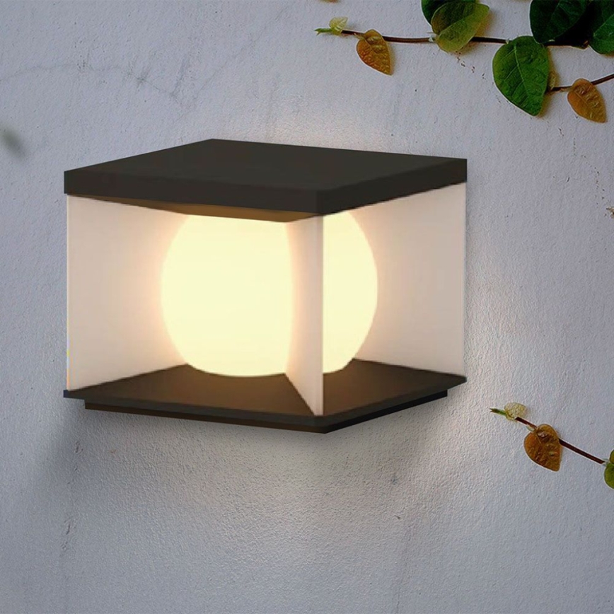 LED димируемо соларно стенна лампа LED/3W/3,7V IP65 3000K 2600 mAh + дистанционно управление