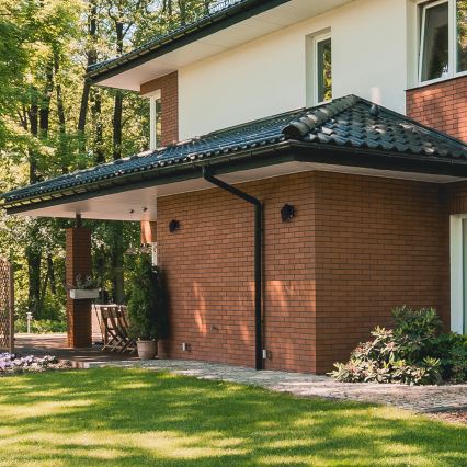 LED соларен стенен осветител ALF LED/4W/1200 mAh 6000K IP54 черен