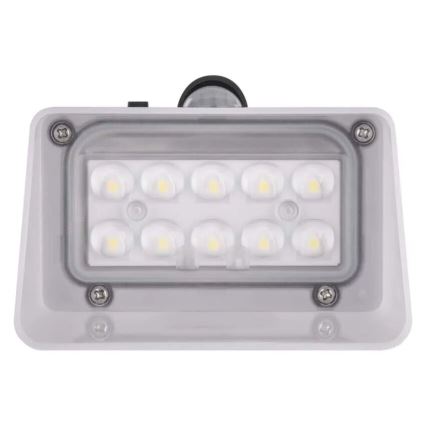 LED соларен стенен фенер с сензор LUMI LED/3,7W IP65 черен