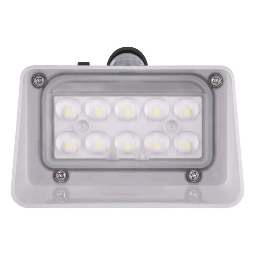 LED соларен стенен фенер с сензор LUMI LED/3,7W IP65 черен