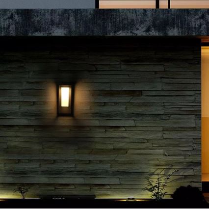 LED соларен стенен осветител с сензор SAMSUNG CHIP LED/2W/3,7V IP65 2600 mAh