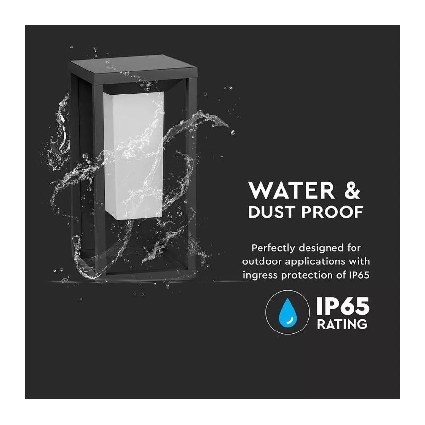 LED соларен стенен осветител с сензор SAMSUNG CHIP LED/2W/3,7V IP65 2600 mAh