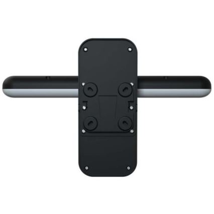 LED соларен стенен осветител с сензор LED/15W/3,2V 4000K/6000K IP65 6000 mAh черен