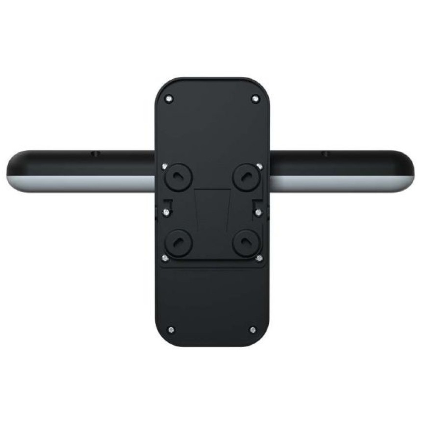 LED соларен стенен осветител с сензор LED/15W/3,2V 4000K/6000K IP65 6000 mAh черен