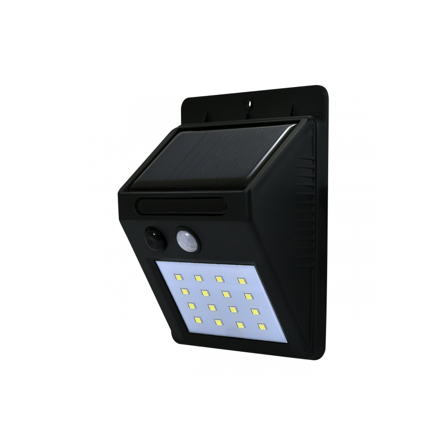 LED соларен стенен осветител с сензор LED/2,2W/3,7V 2200 mAh IP44