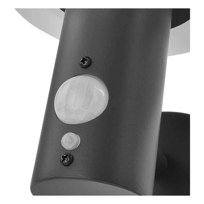 LED соларен стенен осветител с сензор LED/2W/3,7V 1200 mAh IP44