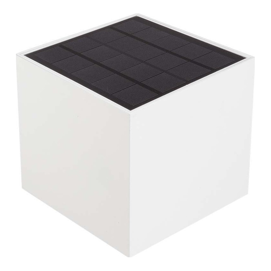 LED соларен стенен осветител с сензор LED/3W/3,7V IP65 4000K 2600 mAh бял