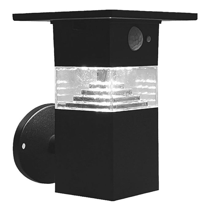 LED соларен стенен осветител с сензор LED/2,5W/3,7V IP54 3000K 2200 mAh