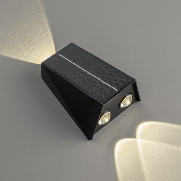 LED соларен стенен осветител с сензор LED/2W/5V IP54 1300 mAh