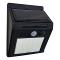 LED соларен стенен осветител с сензор LED/3W/3,7V 1200 mAh IP44