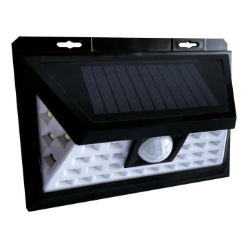 LED соларен стенен осветител с сензор LED/5W/3,7V 1800 mAh IP65