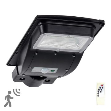 LED соларен уличен фенер с сензор STREET LED/3W/3,2V 5000 mAh IP65 + дистанционно управление