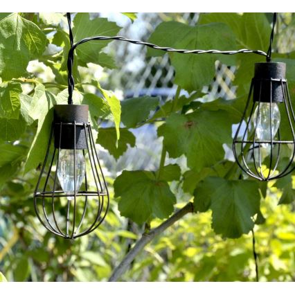 LED соларна външна верига 10xLED/1,2V 300 mAh 3,8 m IP44