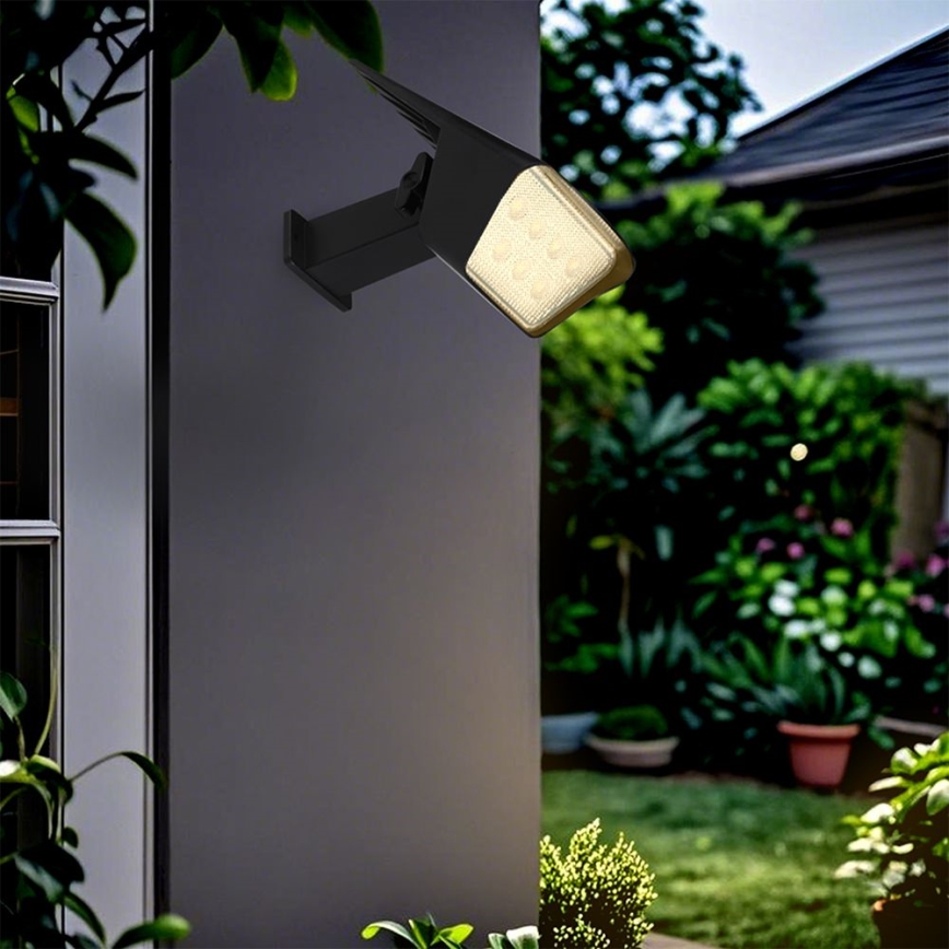 LED соларна лампа 2 в 1 LED/1,3W/3,7V 3000/4000/6400K IP65 1200 mAh