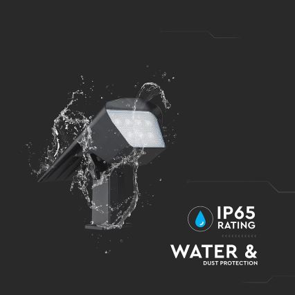 LED соларна лампа 2 в 1 LED/1,3W/3,7V 3000/4000/6400K IP65 1200 mAh