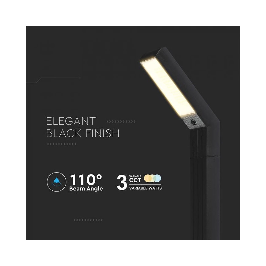 LED Соларна лампа 2 в 1 LED/1,5W/3,7V IP65 1500 mAh