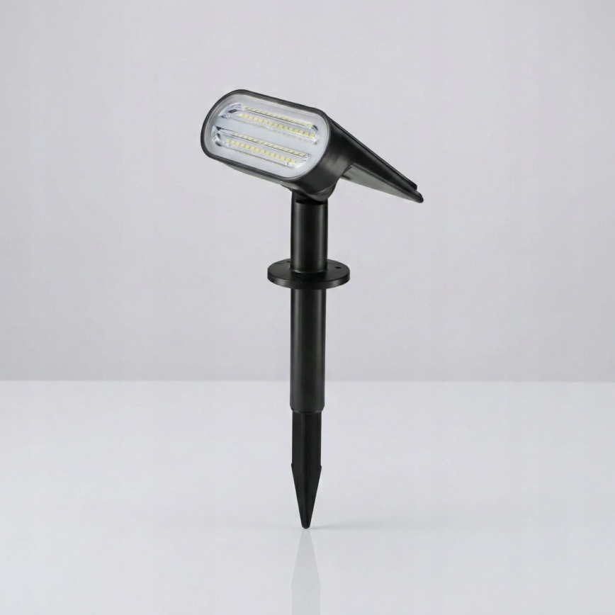 LED соларна лампа 2 в 1 LED/3,7V 1200 mAh IP54 черна