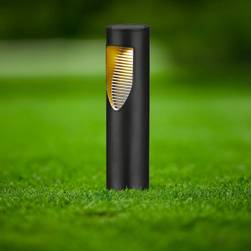 LED соларна лампа ADDIS LED/1,2V 600 mAh IP44 черна