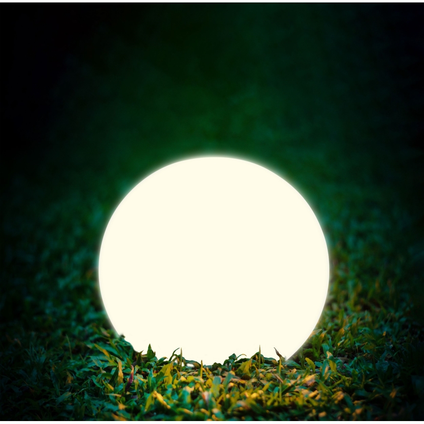 LED Соларна лампа BALL LED/3,7V 2000 mAh Ø 50 см IP65 бял