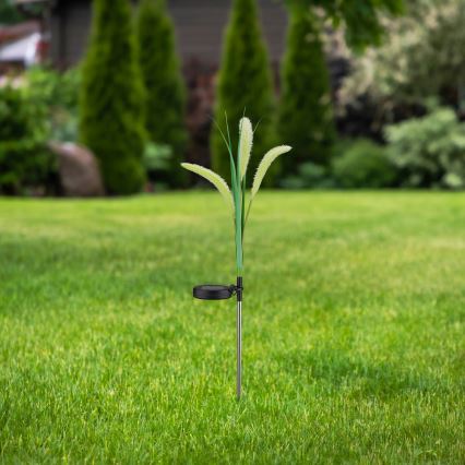 LED Соларна лампа FLORA LED/1,2V 3000K 600 mAh IP44 черен