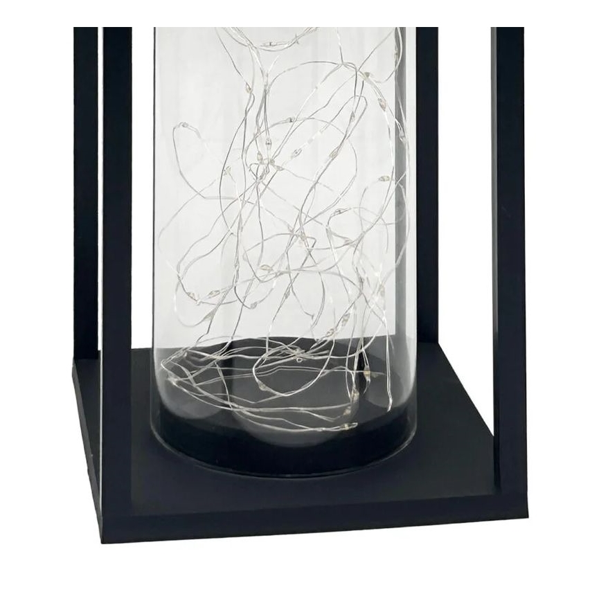 LED Соларна лампа GLAMOUR LED/1,2V 600 mAh IP44 черен