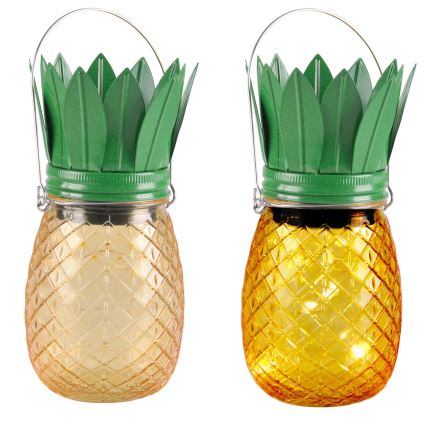 LED Соларна лампа JAR LED/1,2V 150 mAh IP44 ананас