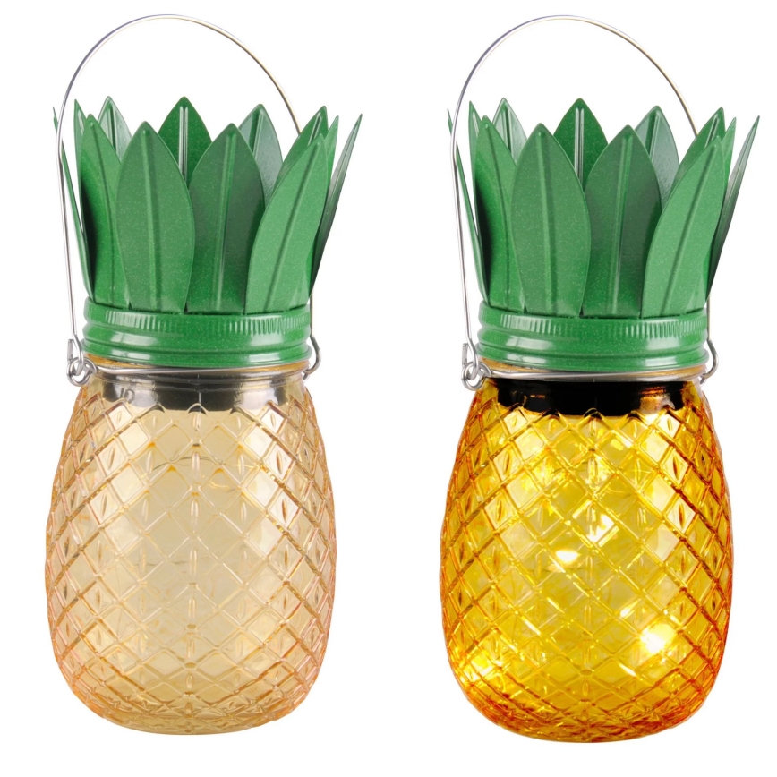 LED Соларна лампа JAR LED/1,2V 150 mAh IP44 ананас