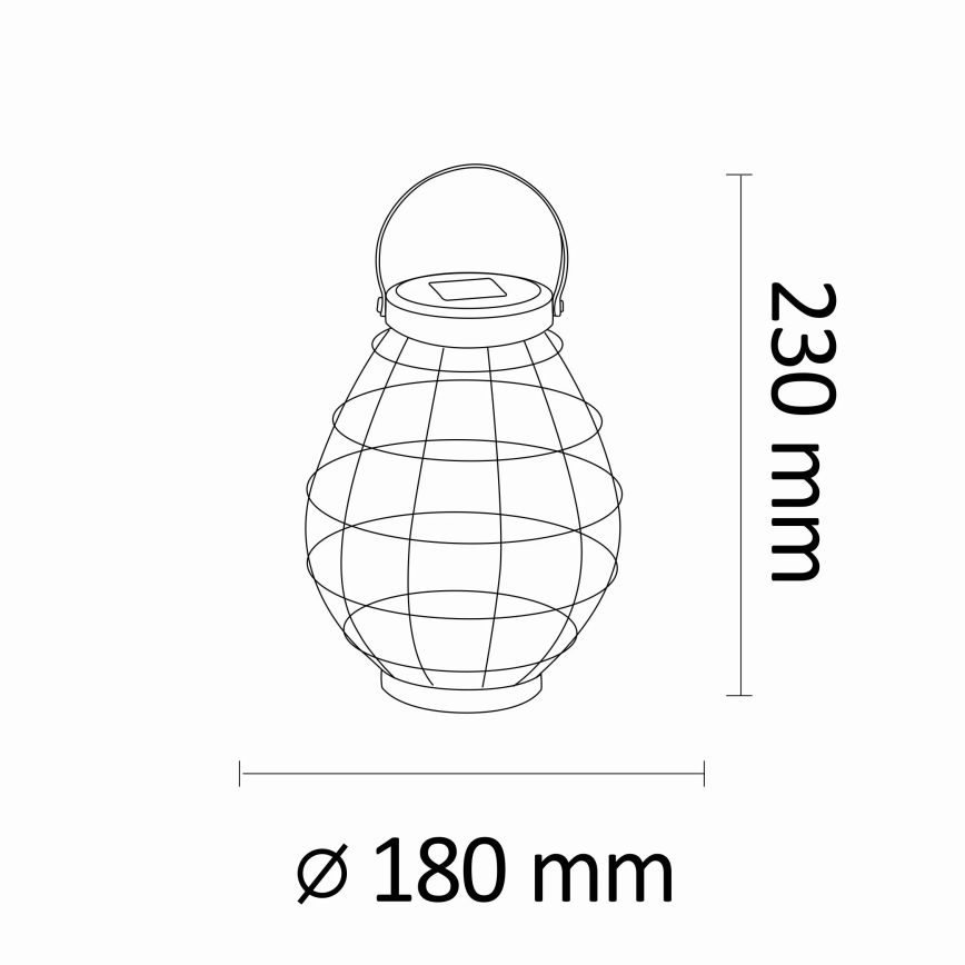 LED Соларна лампа KOGE LED/1,2V 300 mAh IP44