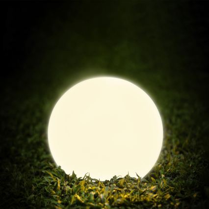 LED соларна лампа KULA LED/3,7V 3000/4000/6500K Ø 50 см 2000 mAh IP65 бяла