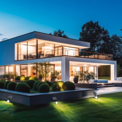 LED соларна лампа LANCE LED/3,7V 6000K IP44 1500 mAh