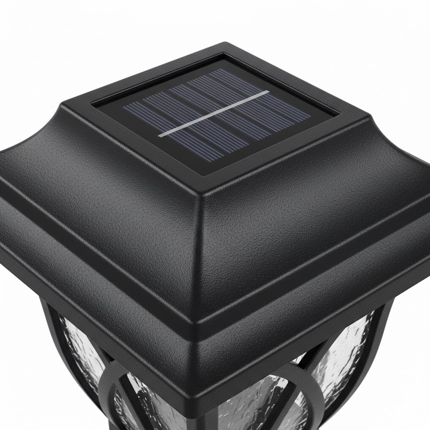 LED соларна лампа LAWN LED/1,2V 100 mAh 3000K 44 cm IP44 черна