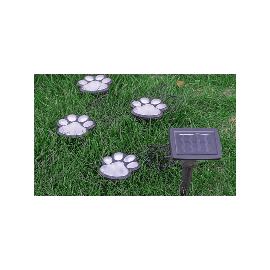 LED Соларна лампа LED/0,14W/2V 600 mAh IP44 лапи