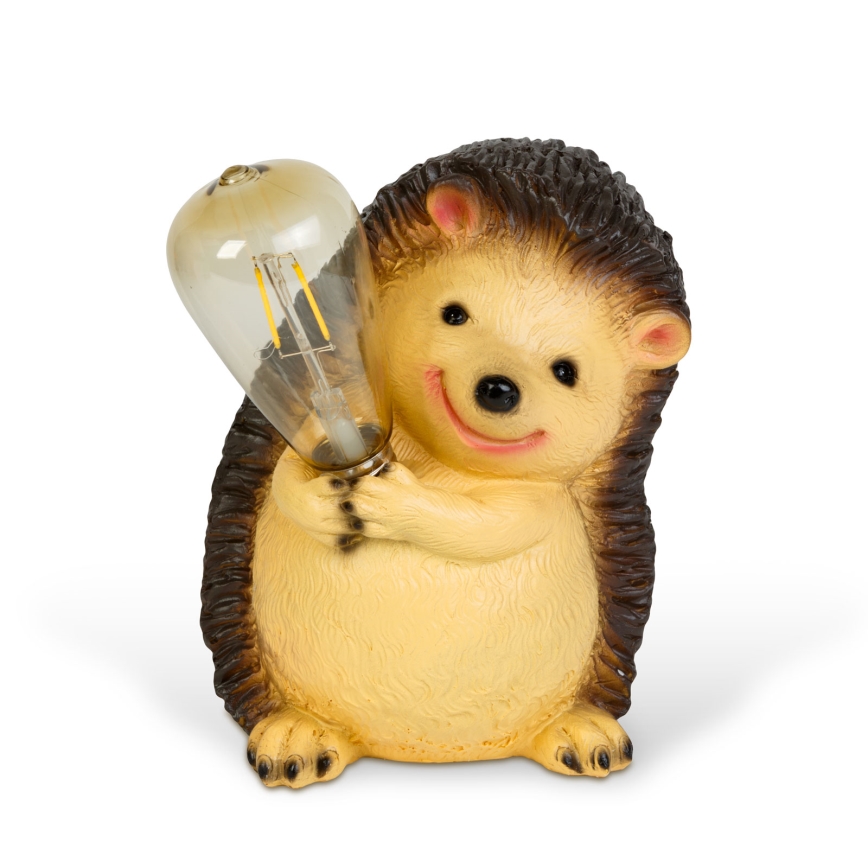 LED соларна лампа LED/1,2V 300 mAh IP44 Еж