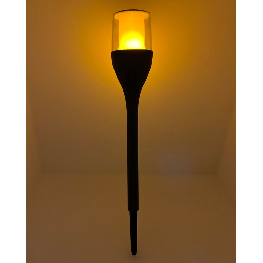 LED соларна лампа LED/1,2V 800 mAh IP44 черна