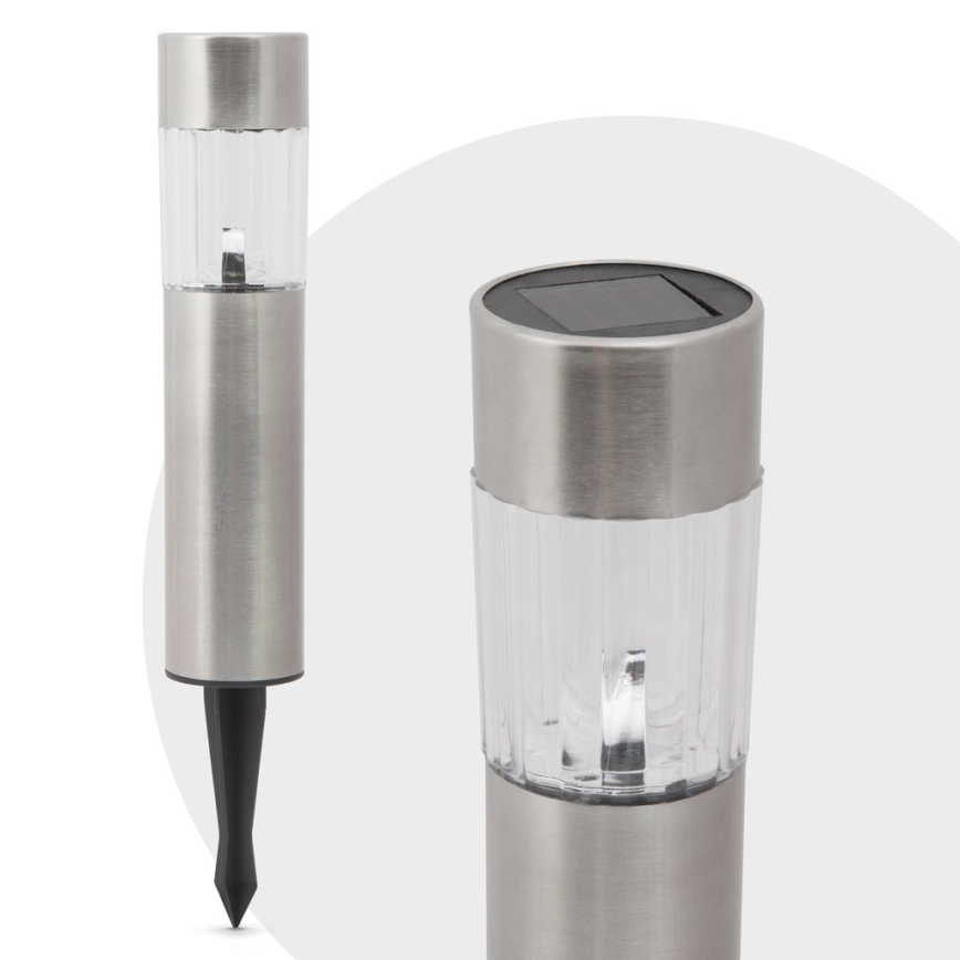 LED Соларна лампа LED/1x2/3AAA IP44