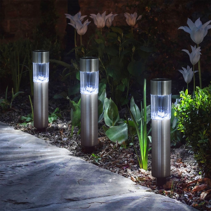 LED Соларна лампа LED/1x2/3AAA IP44