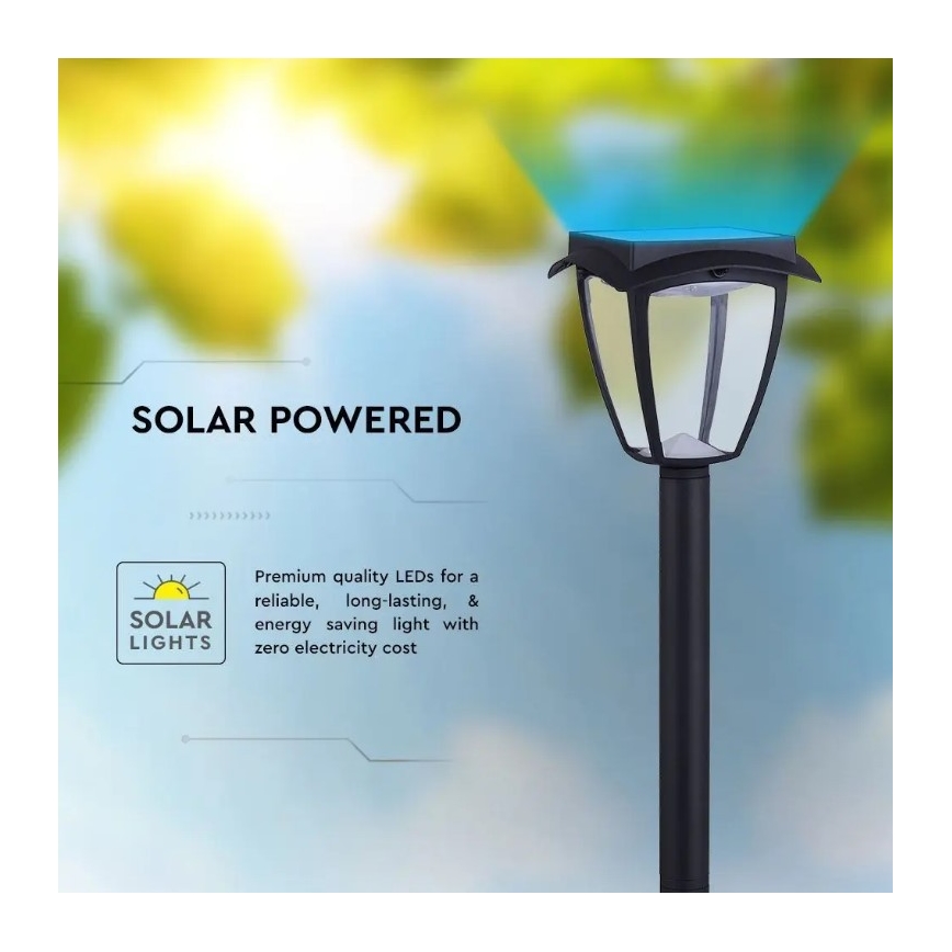 LED Соларна лампа LED/2W/230V 93 cм 3000/6000K IP65
