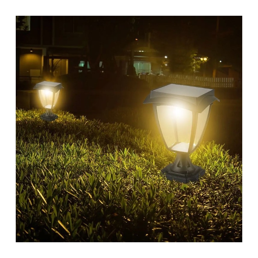 LED Соларна лампа LED/2W/3,7V 3000/6000K IP65 2200 mAh