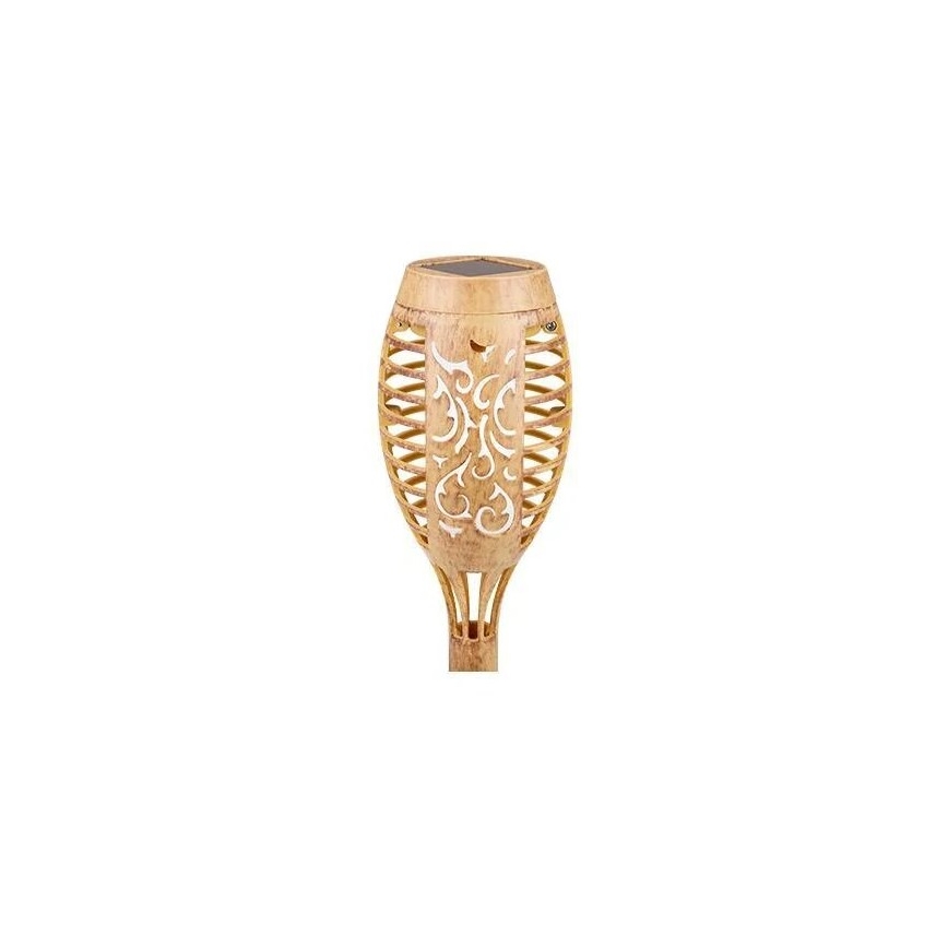 LED Соларна лампа MINISPARK BAMBOO LED/1,8W/5,5V IP44 бежов