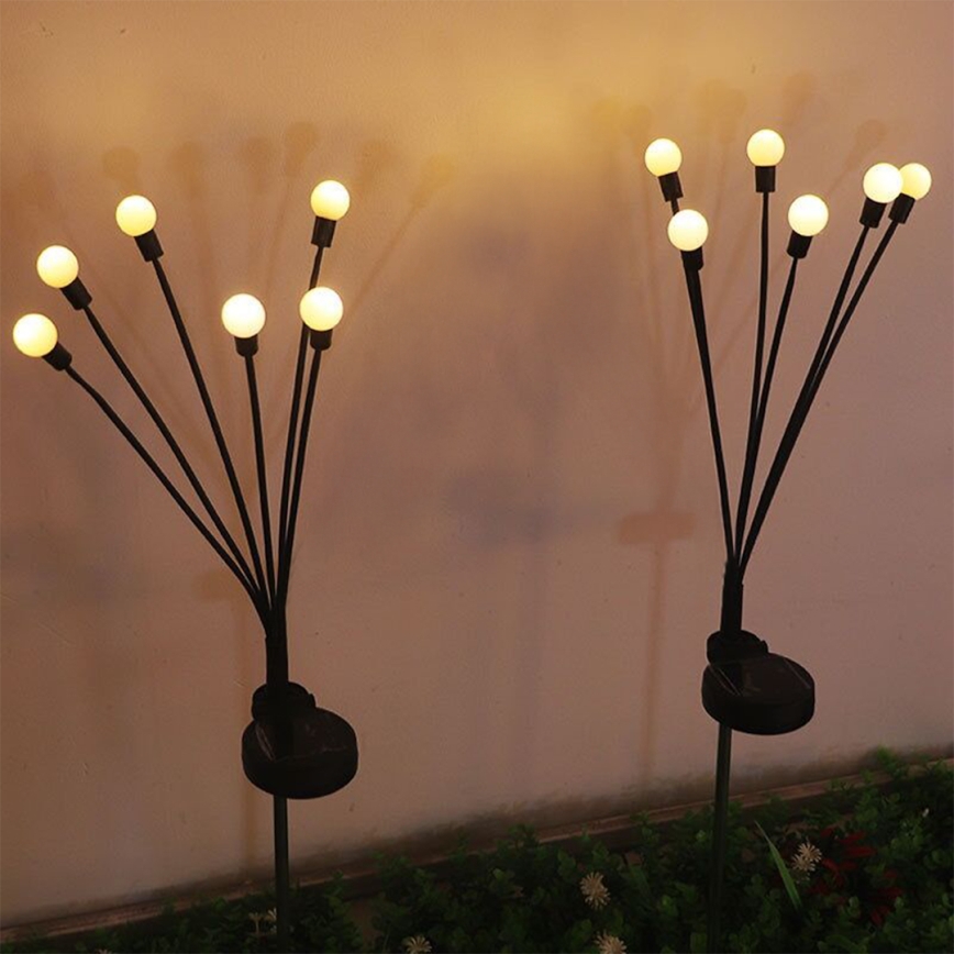 LED Соларна лампа MULTI LED/0,06W/1,2V 150 mAh IP44 черен