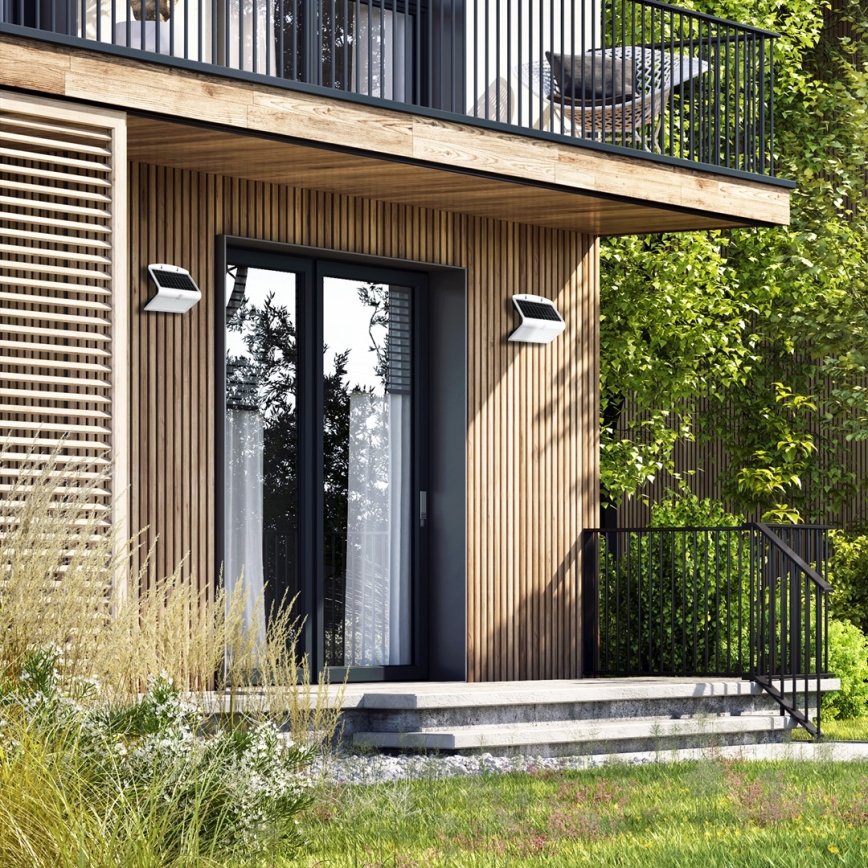 LED соларен осветител с датчик за движение и здрач LED/6,8W/4000 mAh 3,7V IP65