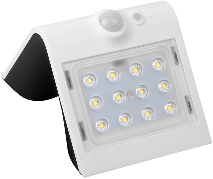 LED соларна лампа с датчик за движение и здрач LED/1,5W/1200 mAh 3,7V IP65