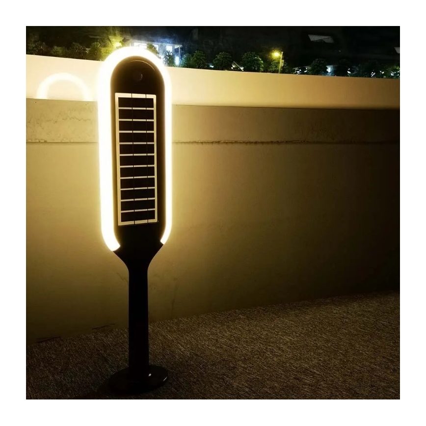 LED соларна лампа с сензор BOLLARD LED/5W/5,5V 70 см 4000K IP65 2000 mAh
