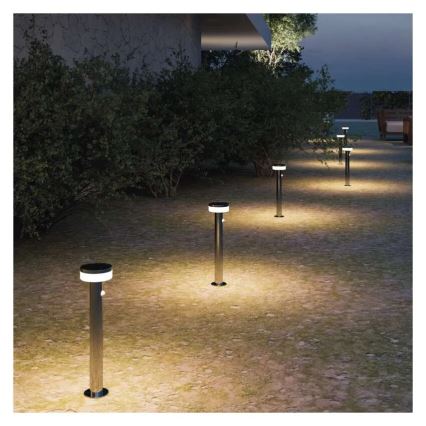 LED соларна лампа със сензор LED/2W/3,7V 1200 mAh IP44 80 см