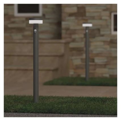 LED соларна лампа със сензор LED/2W/3,7V 1200 mAh IP44 80 см
